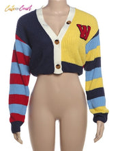 Load image into Gallery viewer, Varsity Vibes cardigan