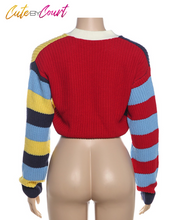 Load image into Gallery viewer, Varsity Vibes cardigan