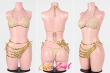 Load image into Gallery viewer, Gilded glow bikini
