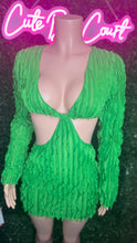 Load image into Gallery viewer, “Shanice” Ruffle dress (Green)
