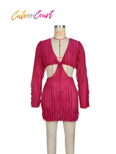 Load image into Gallery viewer, “Shanice” Ruffle dress (Pink)
