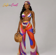 Load image into Gallery viewer, Tropic Rush 4-Piece Swim Set
