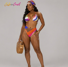 Load image into Gallery viewer, Tropic Rush 4-Piece Swim Set
