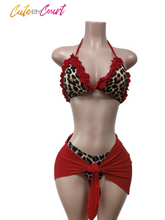 Load image into Gallery viewer, Wild Intentions 3 piece swimsuit
